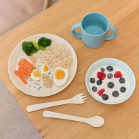 Immagine di Miniland Meal Set Dreamland Set Pappa Bambini con Piatti, Posate e Tazza BPA Free