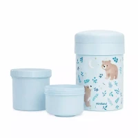 Immagine di Miniland Thermetic Contenitore Termico per Alimenti 700 ml con 2 Contenitori Interni
