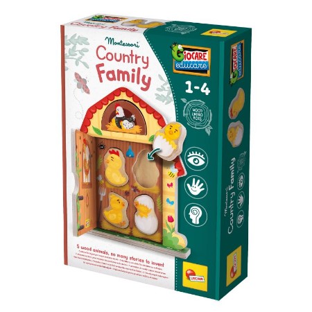 Lisciani Giochi Montessori Legno - Country Family