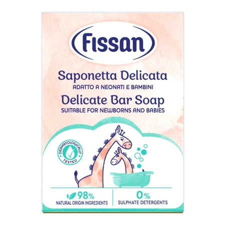 Immagine di Fissan Saponetta Delicata per Bambini con Glicerina per Pelli Sensibili