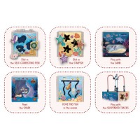 Lisciani Giochi Montessori Legno Sensory Cube The Ocean