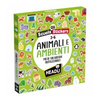 Headu Scuola Stickers Animali e Ambienti