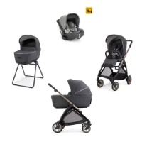  Tessuti Garage Grey - Telaio Bronze Black