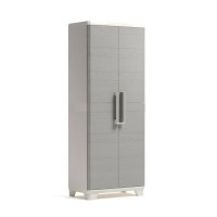 Immagine di Keter Linear Wood Armadio da Esterno Alto 173x68x39 cm