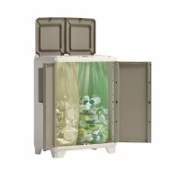 Immagine di Keter Split Premium Wood Pattumiera per Raccolta Differenziata Effetto Legno