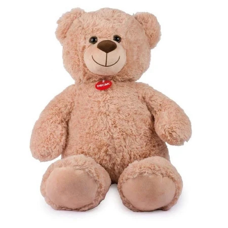 DeCar Peluche Orso Beige 80 cm