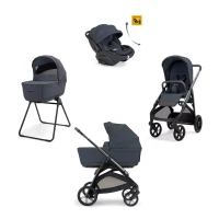 Inglesina Aptica 2026 con Darwin Infant Recline e Telaio Litio - Sapphire Blue