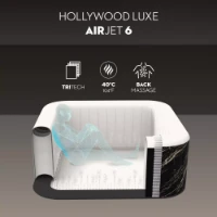 Idromassaggio Gonfiabile Bestway Lay-Z-Spa Hollywood AirJet 180 x 180 x 66 cm