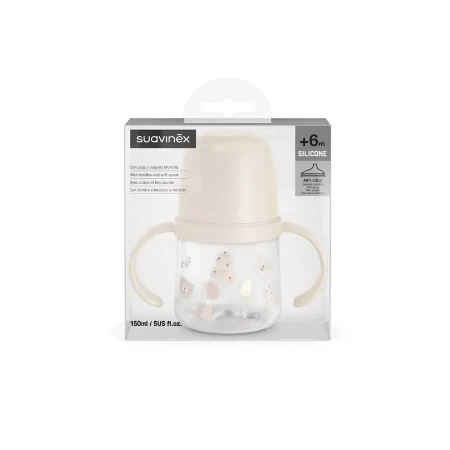 Immagine di Suavinex Wild&Free Biberon Antigoccia con Manici 150 ml 6+ Mesi