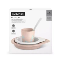 Immagine di Suavinex Wild&Free Set Pappa e Svezzamento Bambino 6+ Mesi con Piatto Piano, Ciotola, Tazza e Cucchiaio