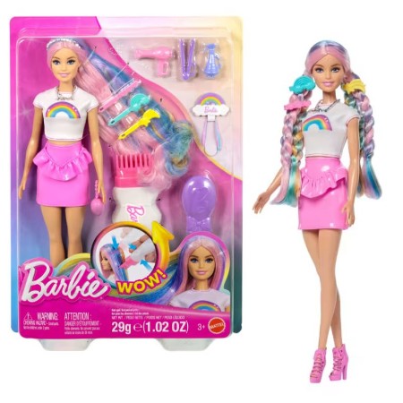 Barbie Capelli Arcobaleno