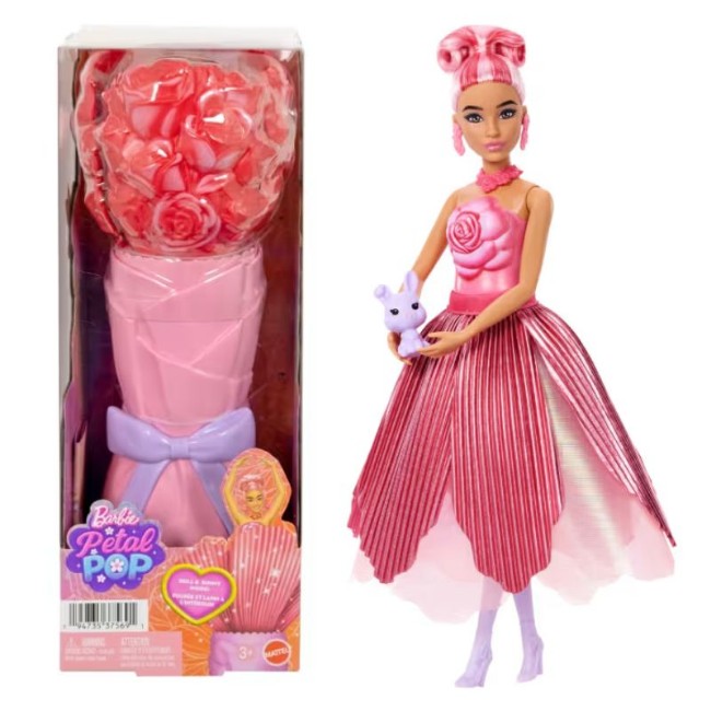 Barbie Petal Pop Profumata con Abito Rosa