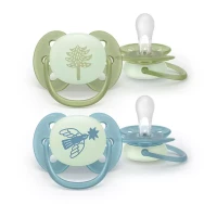 Immagine di Philips Avent Ultra Soft Night Ciuccio 18+ Mesi Luminescente 2 Pezzi 