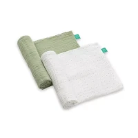 Immagine di Koala Babycare Soft Touch Mussole Neonato 120x120 cm in Cotone, Swaddle e Copertina Allattamento - 2 Pezzi