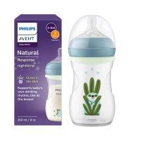 Immagine di Philips Avent Natural Response Night Biberon Anticolica Senza BPA con Anello Fosforescente 260 ml