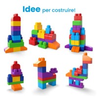 Mega Bloks Sacca Blocchi 60 Pezzi First Builders