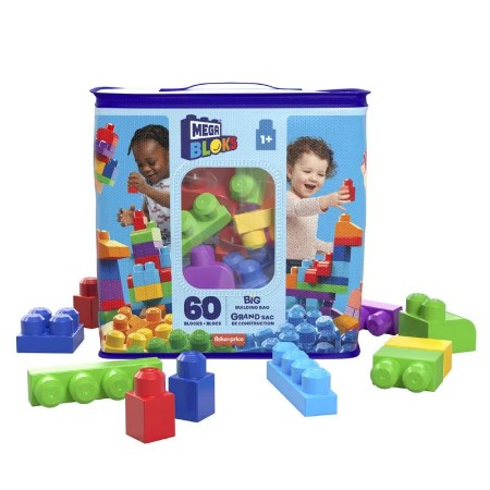 Mega Bloks Sacca Blocchi 60 Pezzi First Builders