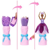 Barbie Petal Pop Profumata con Abito Viola