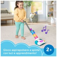 Fisher-Price Ridi e Impara Aspirapolvere 2 in 1 
