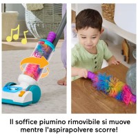 Fisher-Price Ridi e Impara Aspirapolvere 2 in 1 