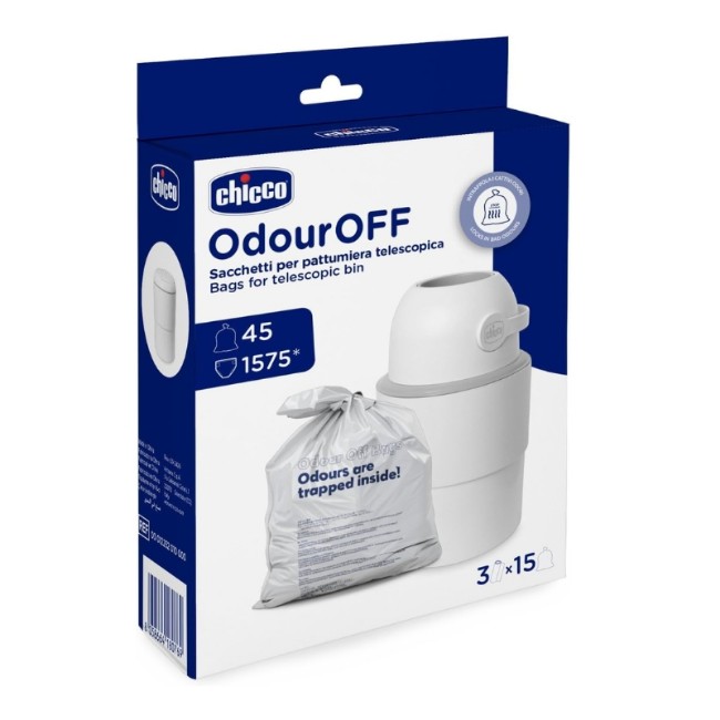 Chicco Sacchetti per Mangiapannolini Odours Off