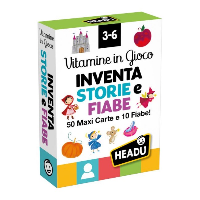 Headu Carte Vitamine Gioco Inventa Storie e Fiabe