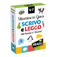 Headu Carte Vitamine in Gioco Scrivo e Leggo 100 Parole