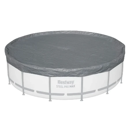 6941607396094-Copripiscina Premium Bestway Tondo Ø 427 cm in Materiale Rinforzato