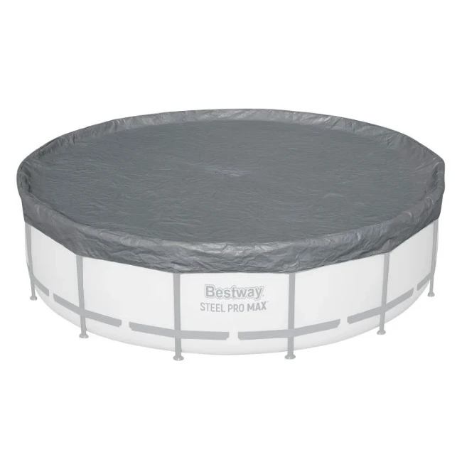 6941607396094-Copripiscina Premium Bestway Tondo Ø 427 cm in Materiale Rinforzato