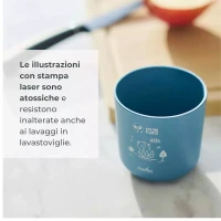Immagine di Suavinex Set Pappa Ecologico in Bioplastica PLA dai 6 Mesi con Piattino, Ciotola, Tazza e Posate