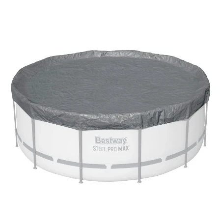 6941607396087-Copripiscina Premium Bestway Tondo Ø 366 cm in Materiale Rinforzato