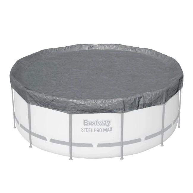 6941607396087-Copripiscina Premium Bestway Tondo Ø 366 cm in Materiale Rinforzato