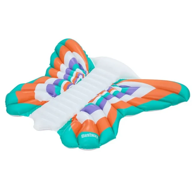 6941607393819-Materassino Gonfiabile Bestway Boho Butterfly 193 x 176 cm
