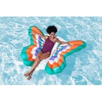 6941607393819-Materassino Gonfiabile Bestway Boho Butterfly 193 x 176 cm