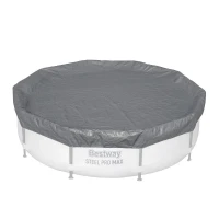 6941607396070-Copripiscina Premium Bestway Tondo Ø 305 cm in Materiale Rinforzato