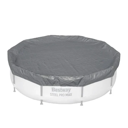 6941607396070-Copripiscina Premium Bestway Tondo Ø 305 cm in Materiale Rinforzato
