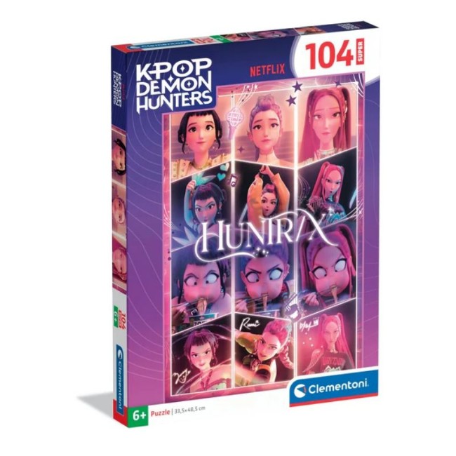 Clementoni Puzzle 104 Pezzi KPop Demon Hunters - 27242