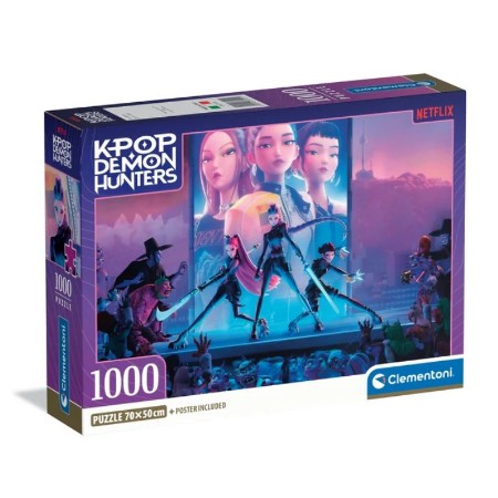 Clementoni Puzzle 1000 Pezzi KPop Demon Hunters - 37121