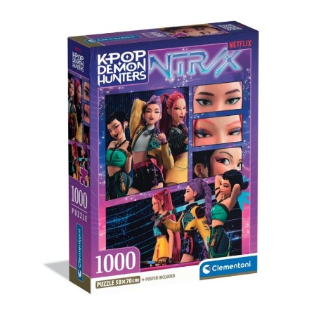  Clementoni Puzzle 1000 Pezzi KPop Demon Hunters - 37125