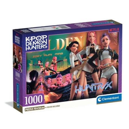 Clementoni Puzzle 1000 Pezzi Kpop Demon Hungers Golden - 37126