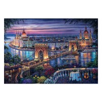 Clementoni Puzzle 1000 Pezzi Lights of the Danube