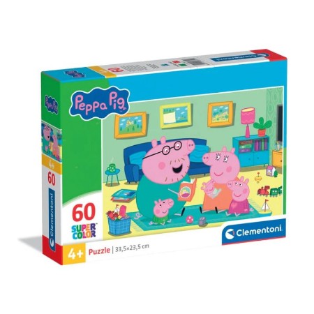 Clementoni Puzzle 60 Pezzi Super Color Peppa Pig