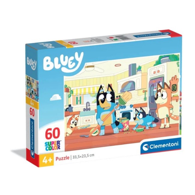 Clementoni Puzzle 60 Pezzi Super Color Bluey
