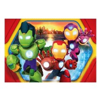 Clementoni Puzzle 24 Pezzi Maxi Super Color Iron Man Awesome Friends