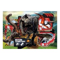 Clementoni Puzzle 24 Pezzi Maxi Super Color Jurassi World