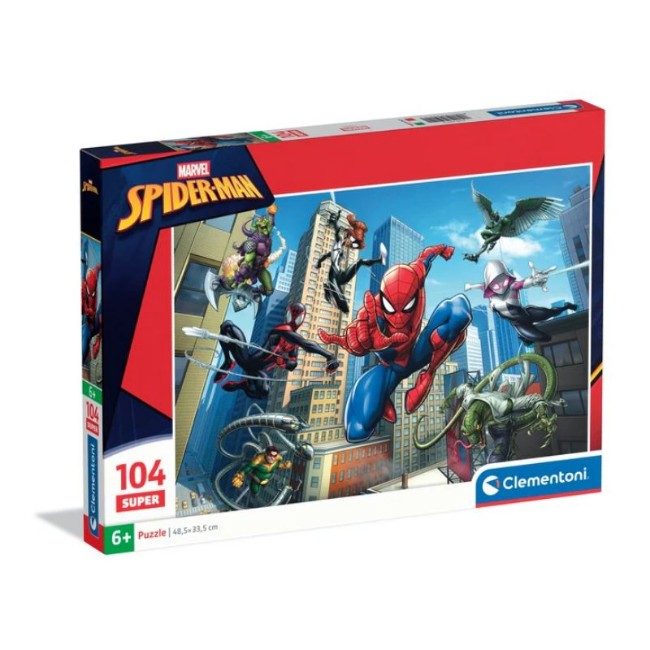 Clementoni Puzzle 104 Pezzi Marvel Spider-Man 