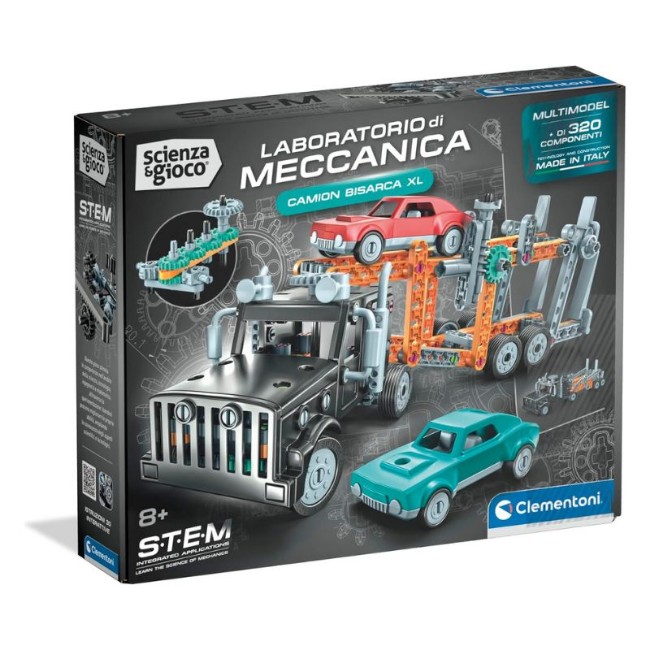 Clementoni Scienza & Gioco Laboratorio di Meccanica - Camion Bisarca XL