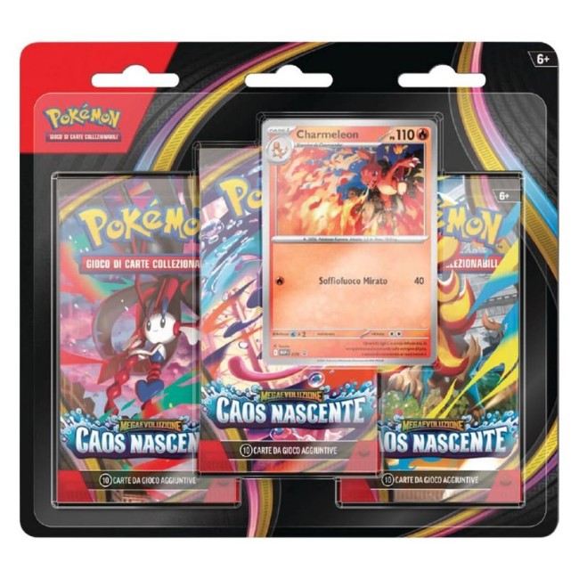 Pokémon Megaevoluzione – Caos Nascente Blister 3 Buste