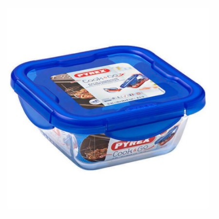 Immagine di Pyrex Contenitore Teglia con Coperchio Quadrato