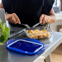 Immagine di Pyrex Contenitore Teglia con Coperchio Quadrato